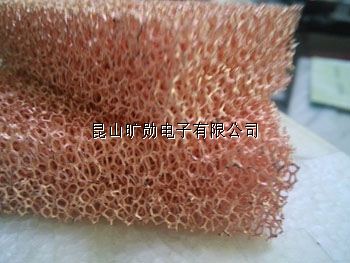 KX電磁屏蔽泡沫銅 50PPI毫米厚泡沫銅網