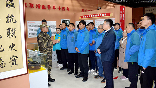 公司北景區(qū)運營黨支部“奮斗百年路 啟航新征程--學(xué)黨史、悟思想、辦實事、開新局”寒蔥嶺密營遺址愛國主義教育實地考察主題黨日活動
